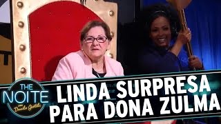 Dona Zulma recebe linda surpresa de Danilo Gentili | The Noite (16/03/17)