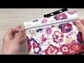 簡単★裏地つきフラットポーチの作り方★通帳ケース★手縫いok ★どんなサイズでも★ how to make a flat pouch★diy