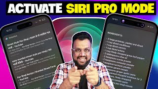 Activate Siri Pro Mode (ChatGPT + SIRI ) on Your iPhone in Hindi