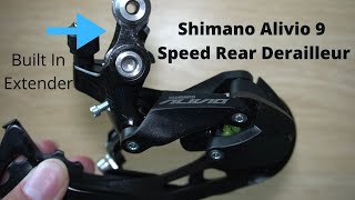 Shimano Alivio 9 Speed Shadow Rear Derailleur, Unboxing, First Review