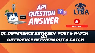 API Testing Interview Questions 1: Difference between Put and Post OR Put and Patch in Rest API