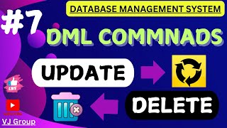 "Mastering DML Commands in SQL: UPDATE & DELETE Explained!"