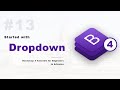 Dropdown & List group in Bootstrap 4 (Hindi) - 13