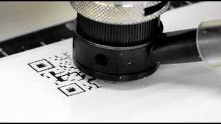 1624R CNC Router / Engraver- Engraving a QR code on plastic