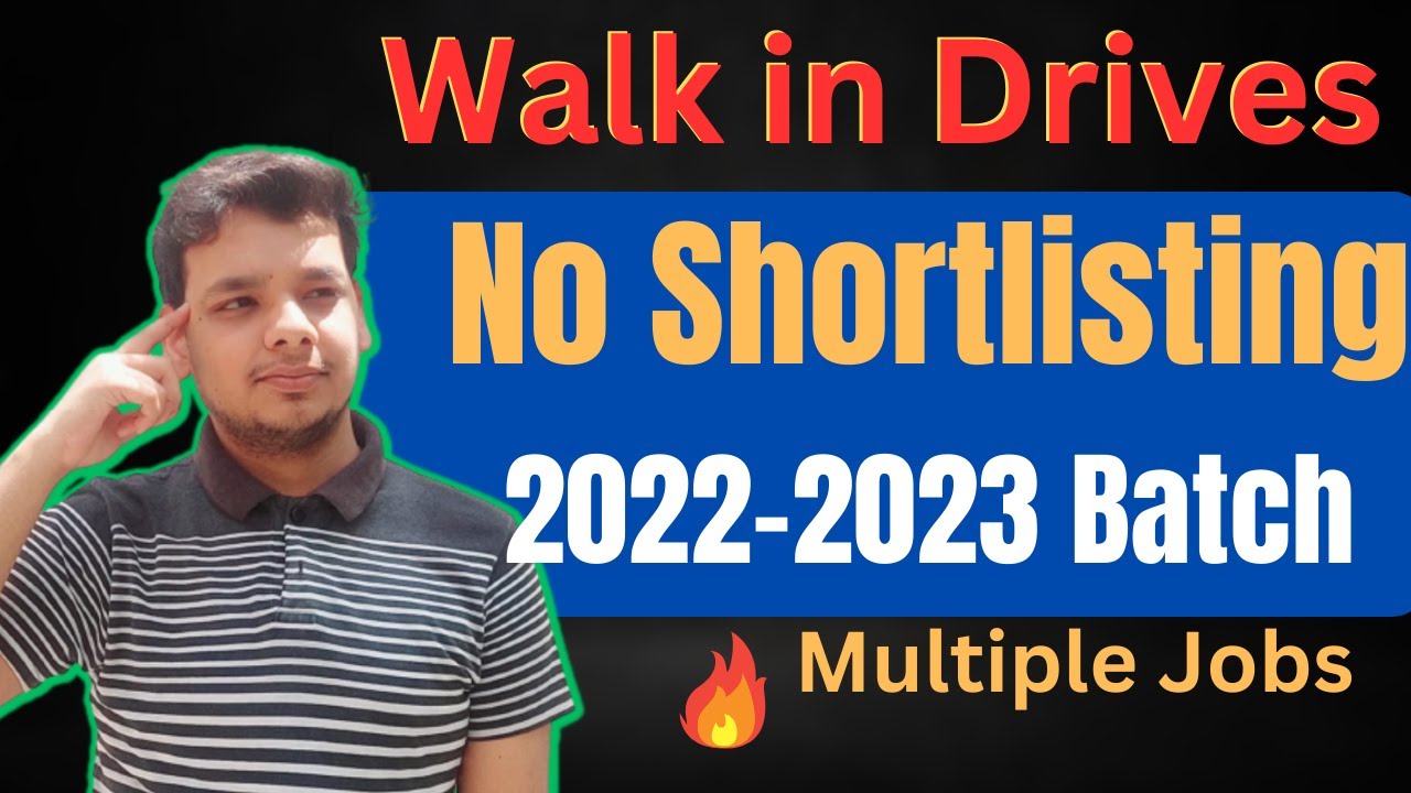 Direct Walk In Drive Interview Hiring | Bangalore Jobs | OFF Campus Job ...