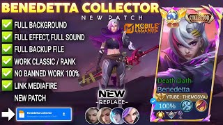 Script Skin Benedetta Collector - Death Oath No Password Full Effect Voice Patch Terbaru