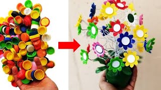 🌳💦 MANUALIDADES Con Tapas de Botellas Plasticas / 5 crafts with plastic bottle caps