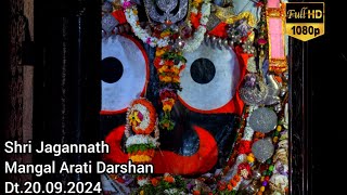 Mangal Arati Darshan Sri Jagannath Temple, Puri Dt.20/09/2024