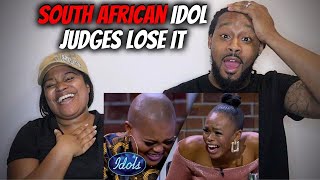 🇿🇦 American Couple Reacts "IDOL JUDGES LOSE IT | Idols South Africa! Idols Global"