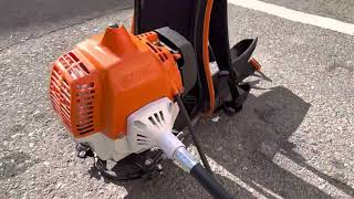 【工具一番館藤枝】STIHL 背負い式刈払い機　FR235 動作テスト