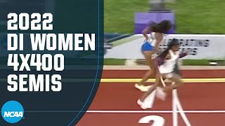 Comeback in women's 4x400 semis - 2022 NCAA outdoor track and field championships
