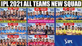 IPL 2021 : All Teams Confirmed Squad | Final Squad of All Team for IPL 2021 | IPL Final Team Squad |
