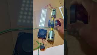 DC to DC 12V motor new science experiment free energy generator DC motor fan electronics enthusi