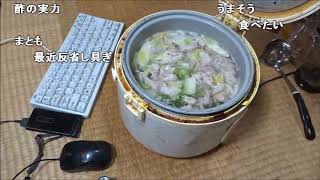 【コメ付き】シャア専用鍋食べてみた【アル中カラカラハイボール】