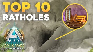 TOP 10 Hidden RATHOLE Base Locations On ARK Astraeos!