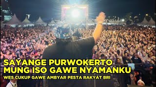 PESTA RAKYAT BRI DI PURWOKERTO MUNG ISO GAWE NYAMANKU | #mytoursuwun Purwokerto