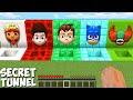 I found SECRET TUNNELS OF SUBWAY SURFERS JAKE vs PAW PATROL RYDER vs BEN 10 vs PJ MASKS in Minecraft