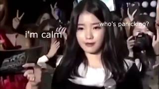 IU's reaction to BIGBANG Taeyang close interactions