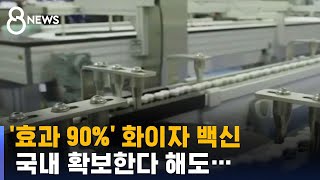 '효과 90% 희소식' 화이자 백신, 국내 확보 가능? / SBS