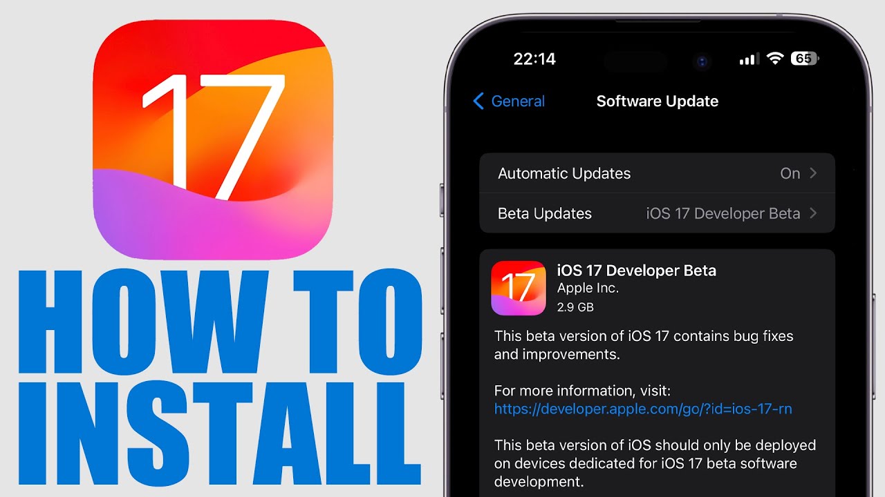 IOS 17 Beta Released - How To Install ( FREE ) - YouTube