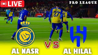 🔴LIVE Al Nassr Riyadh vs Al Hilal Riyadh | Full Match | Pro League, 32-round | Game play PES 21