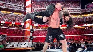 16 of Brock Lesnar's most furious F-5s: WWE Fury