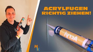 Acrylfugen richtig ziehen! ➡️ Anleitung 📽