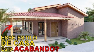 331 | Casa tipo de campo maravilhosa | COM TELHAS COLONIAL |