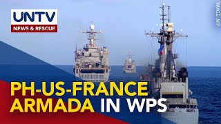 PH-US-France ships sail in WPS for Balikatan’s multilateral maritime exercise