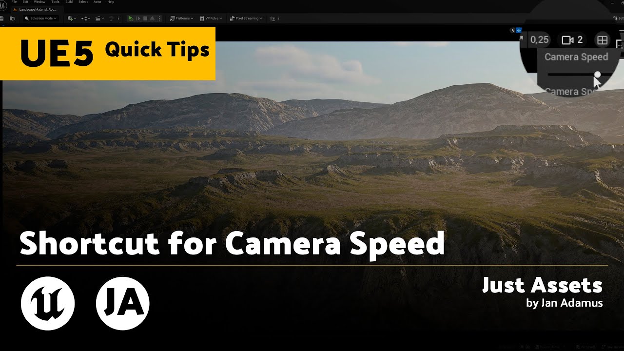 Ue Quicktip Shortcut For Camera Speed Youtube