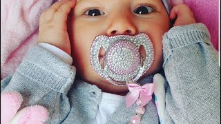 Different Swarovski pacifier handmade