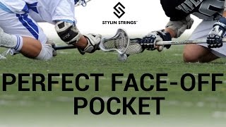 Perfect Faceoff Pocket by Stylin' Strings #lacrosse