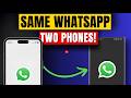 How to use WhatsApp on multiple phones | Two phones at once!
