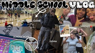 MIDDLE SCHOOL VLOG | what it’s like to be a 8th grader in 2024