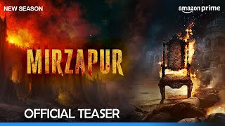 MIRZAPUR Season - 3 | Teaser | Amazon Prime India | Pankaj Tripathi, Ali Fazal, Trishom, Amazon