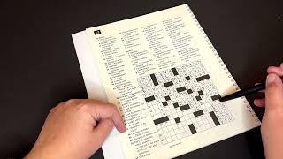 NY Times crossword puzzle whisper | lofi asmr