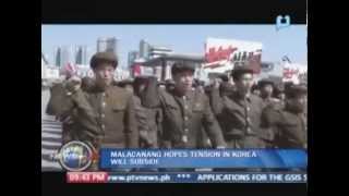 Malacañang hopes tension in Korea will subside