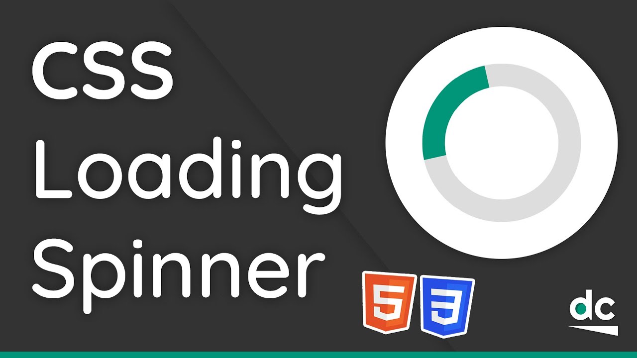 How To Create A Loading Spinner With Animations Html Css Tutorial How To Create A Loading Spinner With Animations Html Css Tutorial