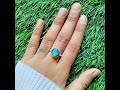 Labradorite Ring, 12 MM Round Labradorite Gemstone Ring