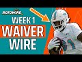 Week 1 Waiver Wire II 2022 Fantasy Football