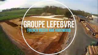 Groupe Lefebvre - Construction de la scierie palette - Building pallet sawmill - TIMELAPSE