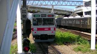 【サークルK】東急2000系2001F　長津田駅より入庫