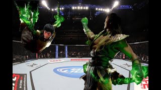🐉UFC 4 | Bruce Lee vs. SHANG TSUNG FATALITY! | EA Sports - Dragon Fight🐉