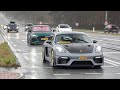 Porsche 718 Cayman GT4 RS with Weissach Package - Accelerations and Engine Sounds!