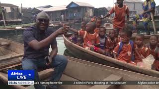 Families in Lagos' floating slum face new threat