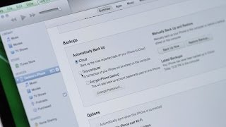 How to Back Up Using iTunes | Mac Basics