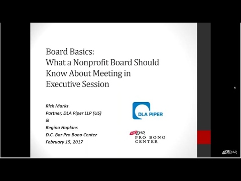 Board Basics: What A Nonprofit Board Should Know About Meeting In ...