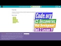 Styling Elements with CSS - Lesson 11 Part 1 - Web Development Code.org CS Discoveries