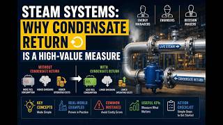 Steam systems: why condensate return is a high-value measure