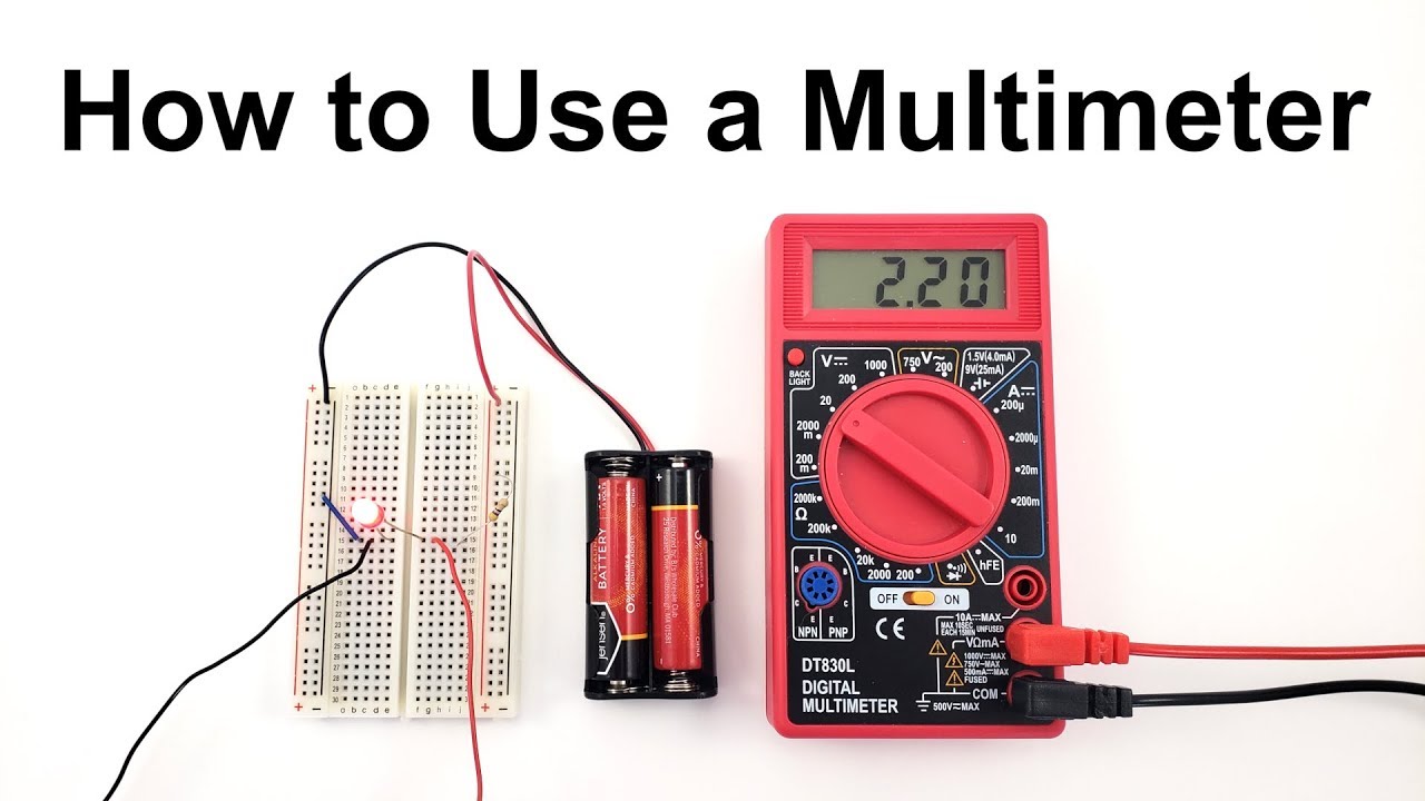 How To Use A Multimeter - YouTube